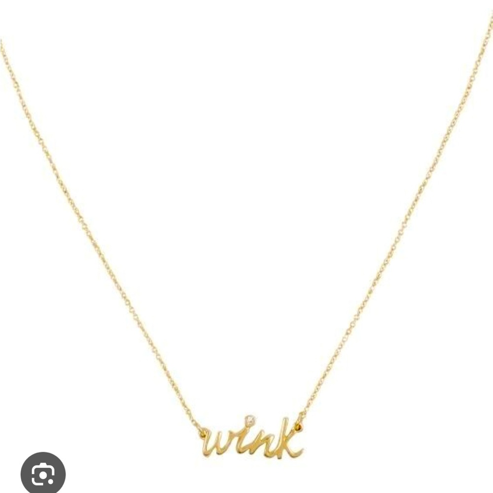 Kate Spade wink necklace